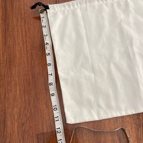 Kate Spade Dust Bag Storage Bag Slip Silky 11.75” x 13.75” White Like New - Picture 5 of 6